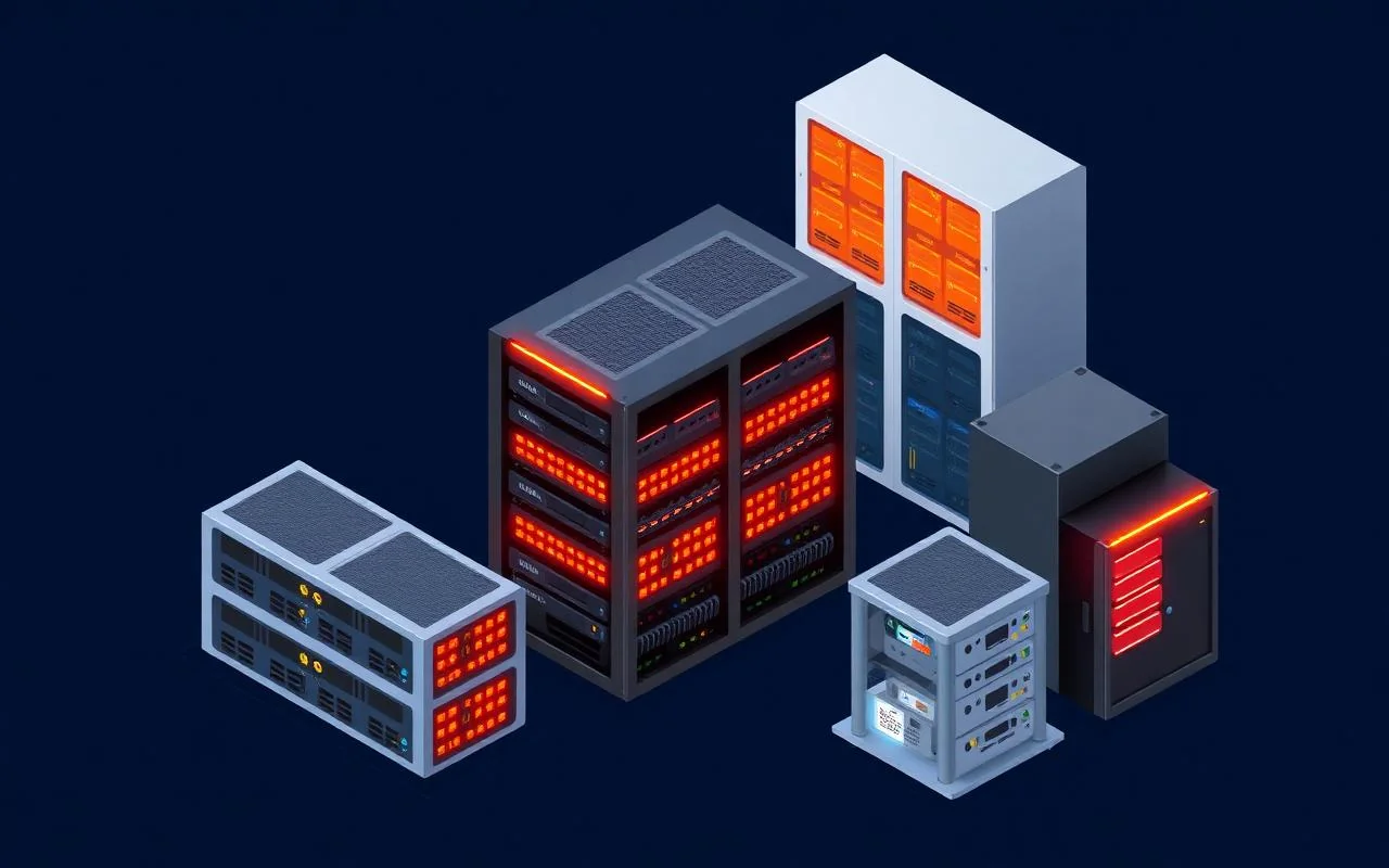 Server Solutions — branded illustration