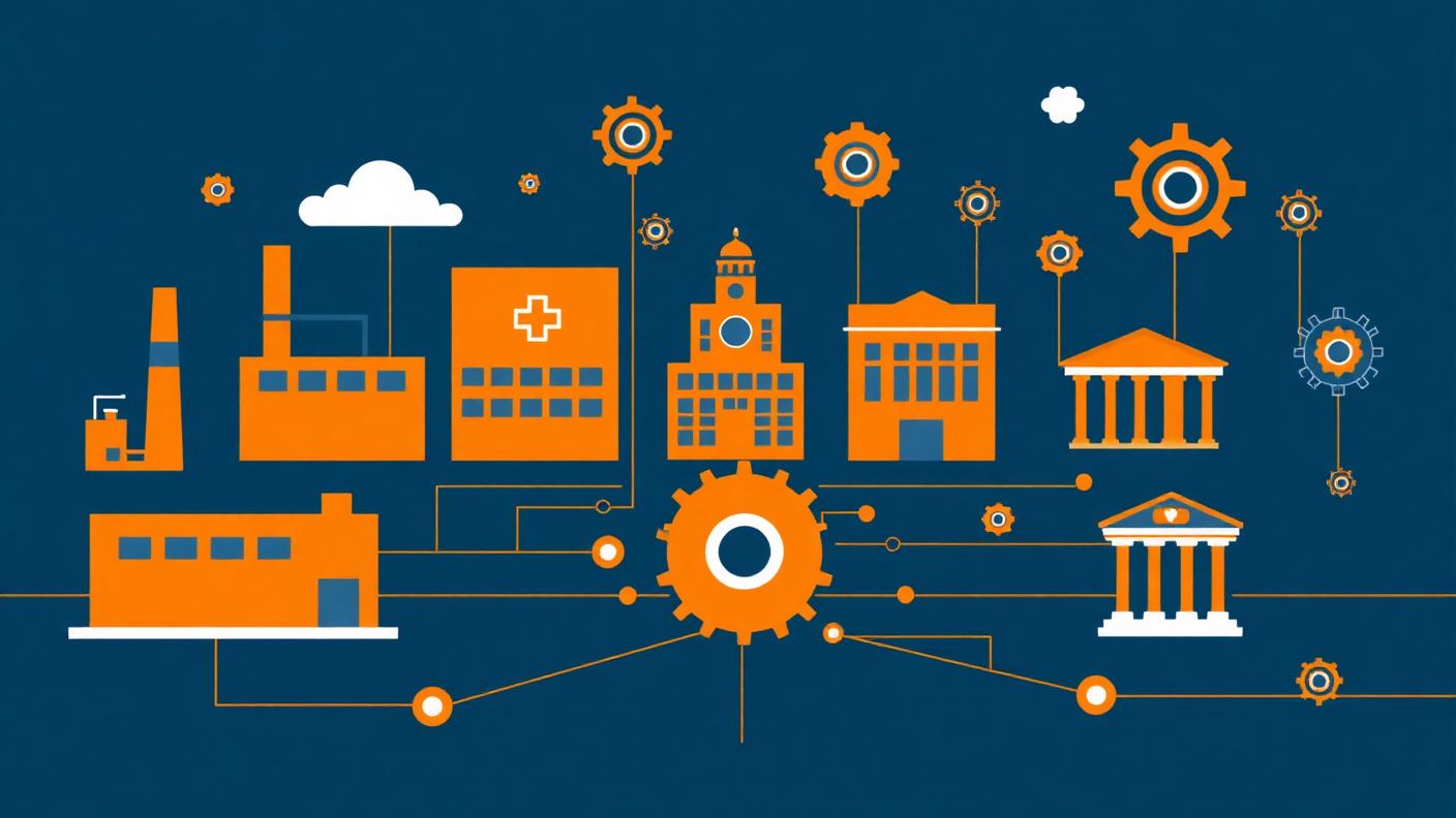 Cloud solution architect designing on screen